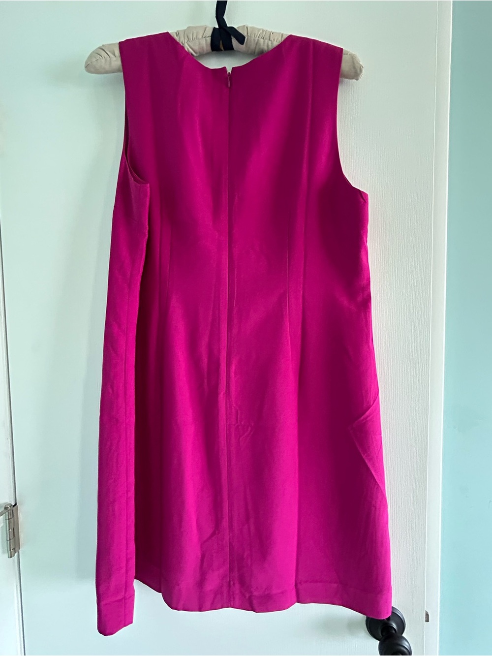 J. Crew Bright Magenta Sleeveless Dress - Picture 2 of 4